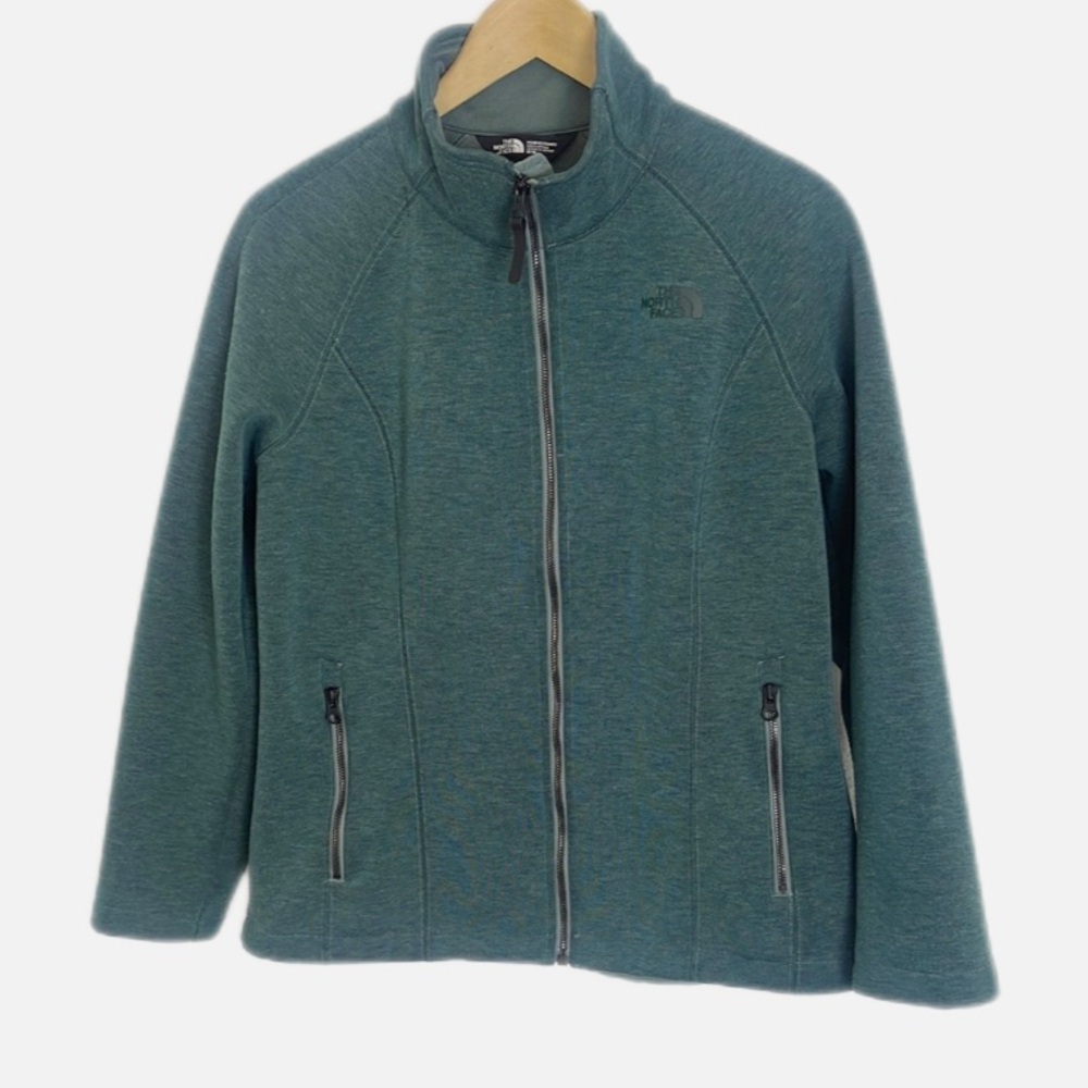 The Northface green zip front jacket M